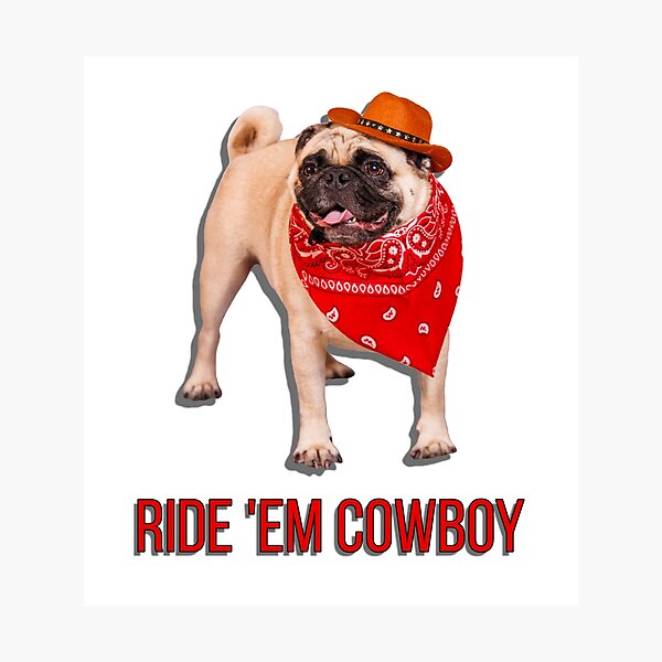 Item preview, Diego the Pug - Ride Em Cowboy - Sheriff Costume - Spooky Time Collection designed and sold by 9VoltGorilla.