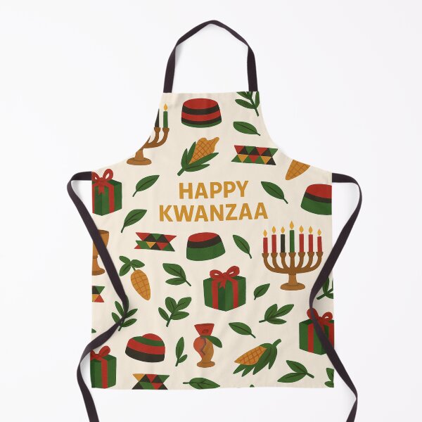 Item preview, Happy Kwanzaa Pattern - Kinara, Unity Symbols designed and sold by Myra365Art.
