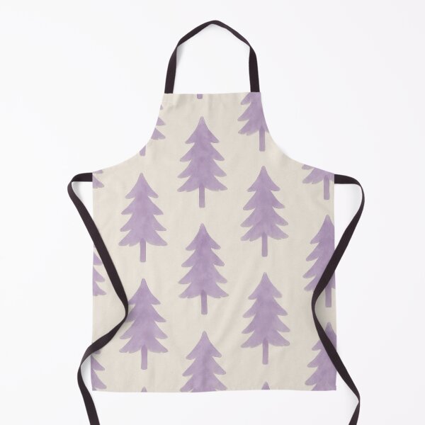 Item preview, Seamless Watercolor Purple Pine Tree Pattern designed and sold by champkppwc.