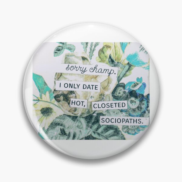 Item preview, Sociopath Handmade Collage Sticker Magnet  designed and sold by boots & bruises..