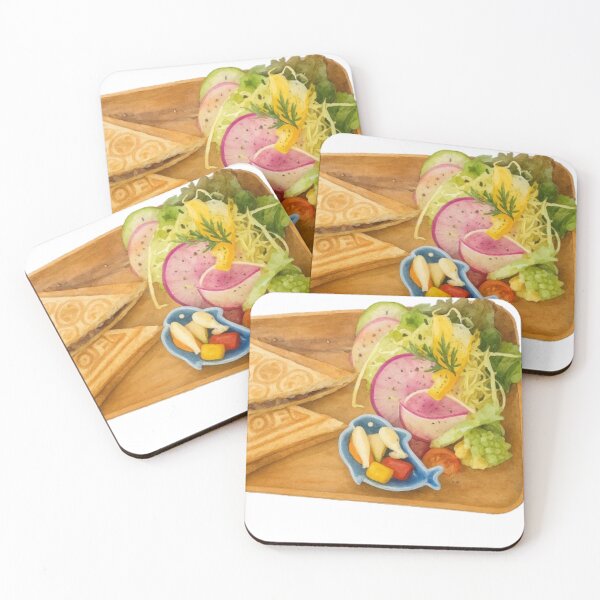 Item preview, Sandwich and Salad – Cute watercolor illustration designed and sold by Moyōna.