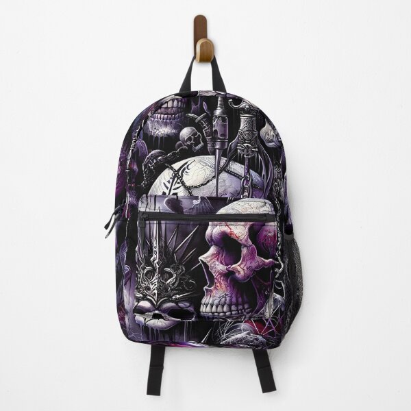 Item preview, Dark Gothic Skull Baroque Macabre Art Print designed and sold by PinUpPizzazz.