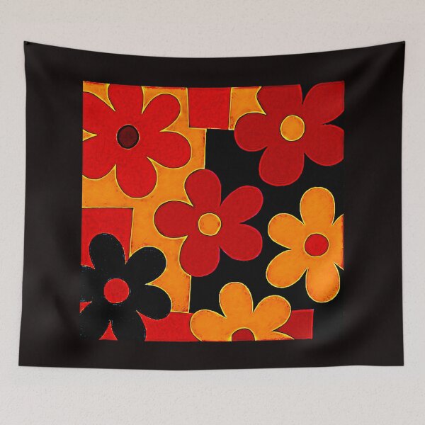 Item preview, Pop Art retrô Flowers#6 designed and sold by Helios Be. Lavsh.