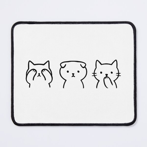 Item preview, Three Wise Cats designed and sold by AutumnHuman.