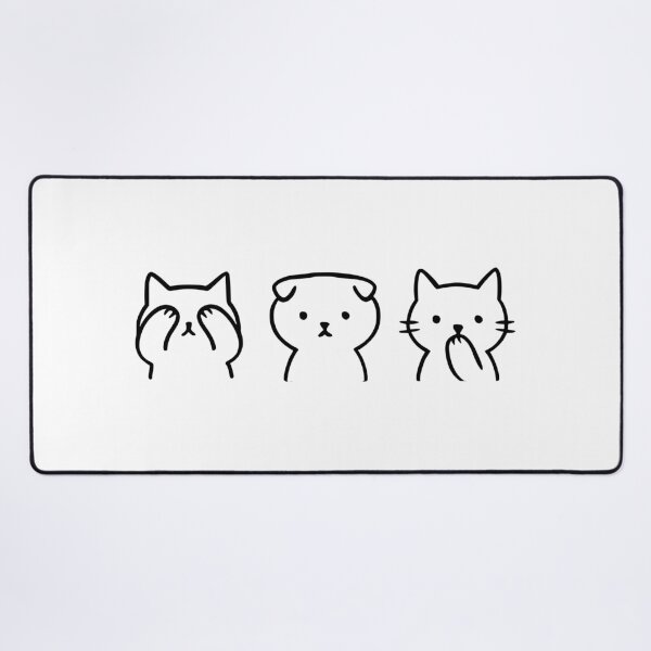 Item preview, Three Wise Cats designed and sold by AutumnHuman.