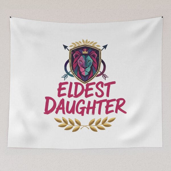 Item preview, Proud Eldest Daughter – Family Love Quote Typography Design designed and sold by dfranc.