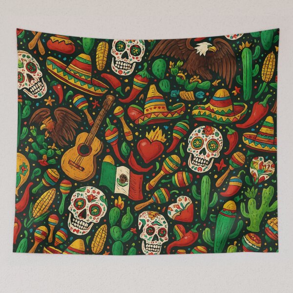 Item preview, Mexican American Heritage All-Over Print designed and sold by getpressedshirt.