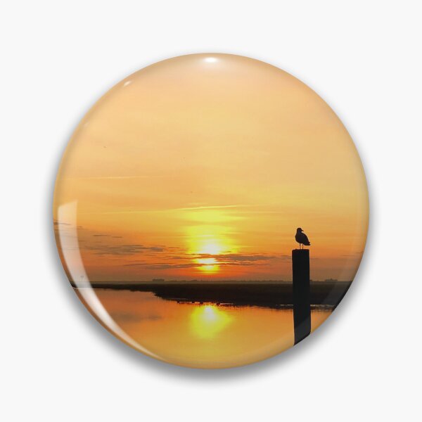 Item preview, Warm Seagull Sunrise on The Bay designed and sold by LeslieMac713.