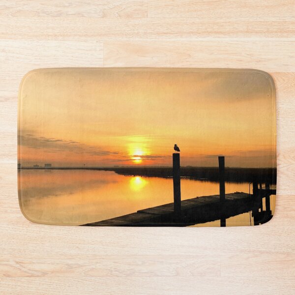 Item preview, Warm Seagull Sunrise on The Bay designed and sold by LeslieMac713.
