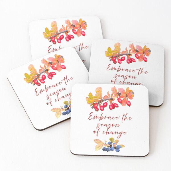 Item preview, Embrace the Season of Change – Autumn design with berries & positive energy designed and sold by Katja LebenFreude.