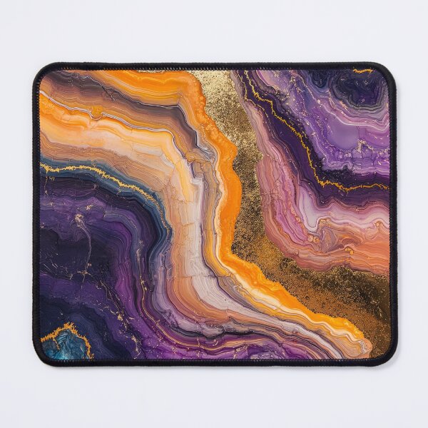 Item preview, Golden Amethyst Flow designed and sold by AbstractMesh.