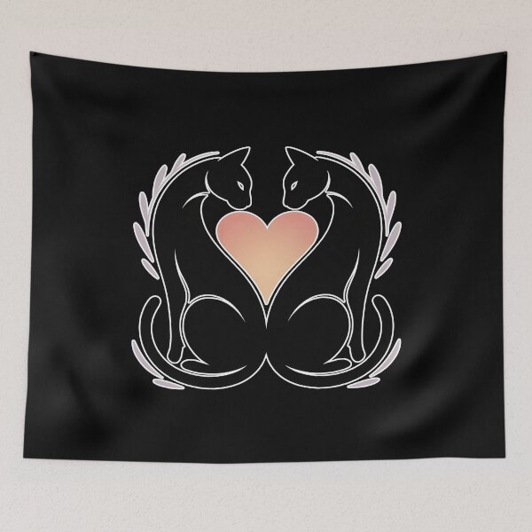 Item preview, CatCAT Mirror – Symmetry Cat Art designed and sold by 404wearpl.