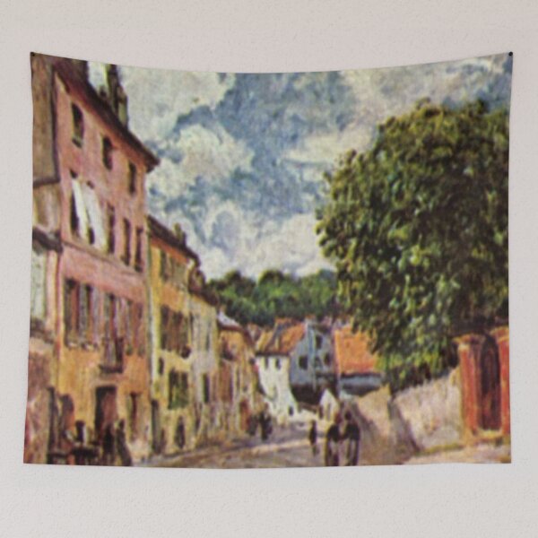 Item preview, A Street Possibly in Port Marly designed and sold by tomorrowsart.