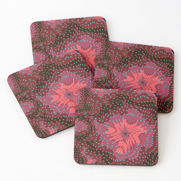 Item preview, Diffusion-Carmine, Fine Art Designs, abstract designed and sold by Lycanth.