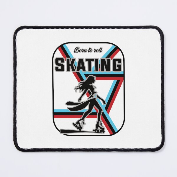 Item preview, Skating Design – Born to Roll designed and sold by RetroMaritalArt.