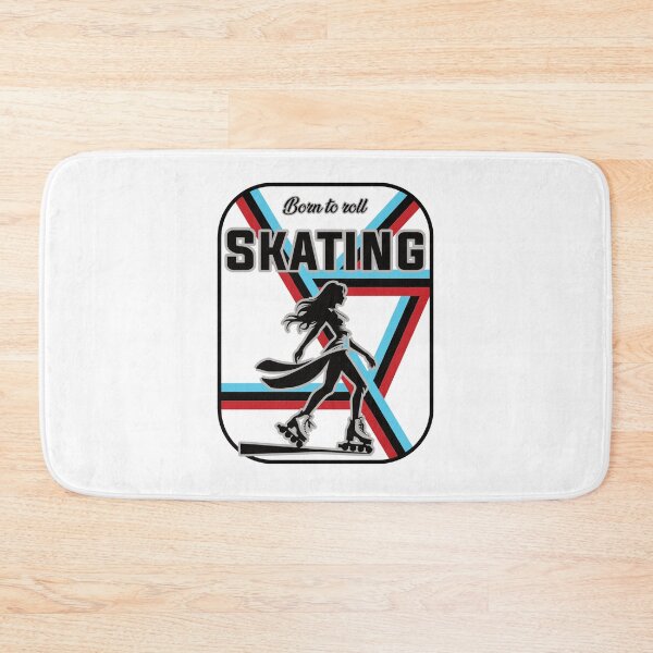 Item preview, Skating Design – Born to Roll designed and sold by RetroMaritalArt.