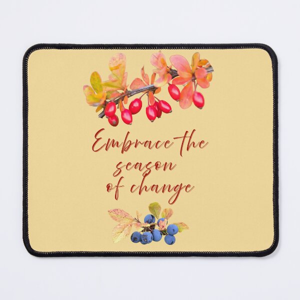 Item preview, Embrace the time of change – autumn design with berries & positive energy designed and sold by Katja LebenFreude.