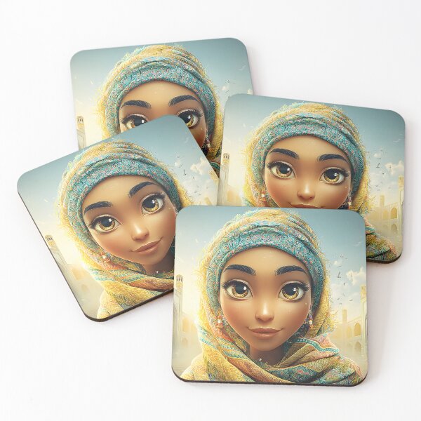 Item preview, Portrait of a Young Woman in Traditional Attire designed and sold by Artessie.