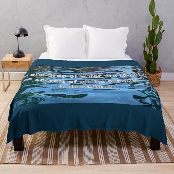 Item preview, In One Drop of Water – Kahlil Gibran Quote designed and sold by TrisaThyme.