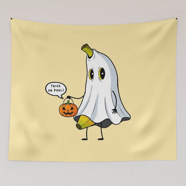 Item preview, Trick or Peel — Cute Ghost Banana Halloween Design designed and sold by UnpeelMeArt.