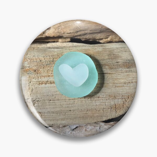 Item preview, Sea Glass Heart on Driftwood designed and sold by LeslieMac713.