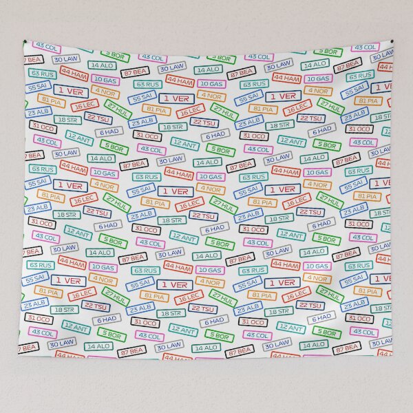 Item preview, F1 Trigraph Names designed and sold by Nbrad4d.