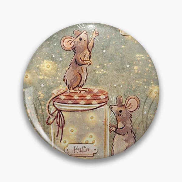 Item preview, Tiny Hunters of Light – Whimsical Mice and Fireflies Illustration designed and sold by TT Design & Creative Studio.