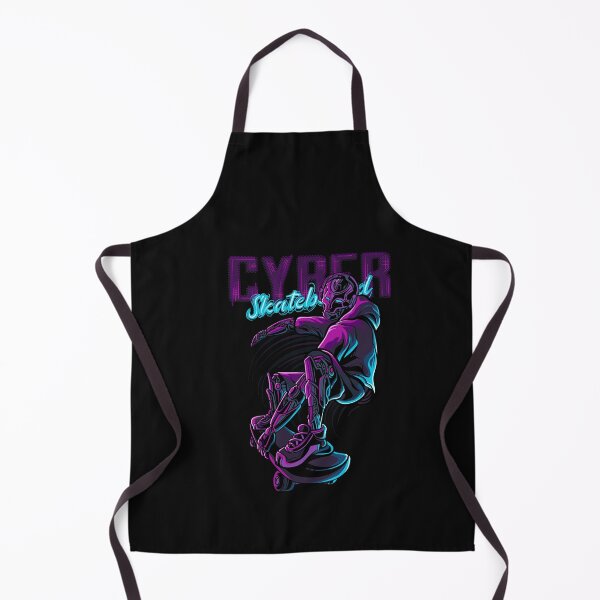 Item preview, Cyber Skater Neon Art – Futuristic Robot Skateboarder Design |T-shirt| Cyberpunk Streetwear & Gift Collection designed and sold by Print-cess.