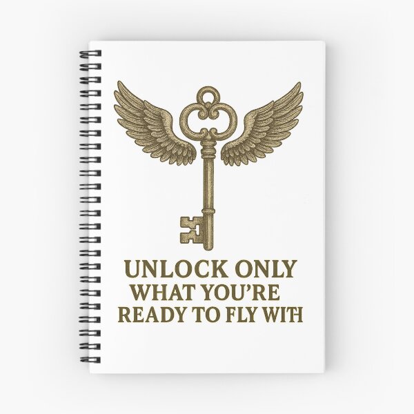 Item preview, Winged Skeleton Key – Unlock Only What You’re Ready to Fly With designed and sold by CulturalCurios.