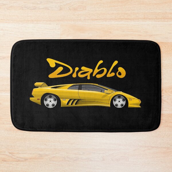 Item preview, Lambo Diablo Yellow illustration designed and sold by blackdogshop.