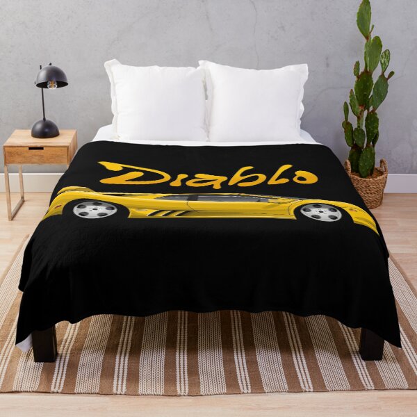 Item preview, Lambo Diablo Yellow illustration designed and sold by blackdogshop.