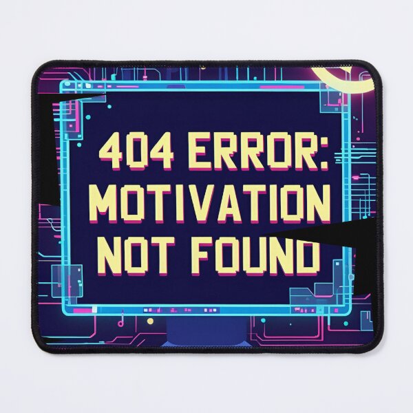 Item preview, 404 Error Motivation Not Found Design Classic error popup with pixelated font 5 designed and sold by Neon G.