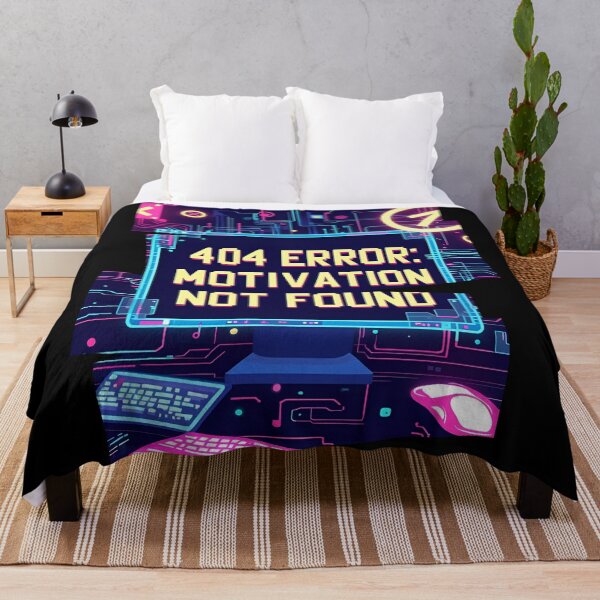 Item preview, 404 Error Motivation Not Found Design Classic error popup with pixelated font 5 designed and sold by Neon G.