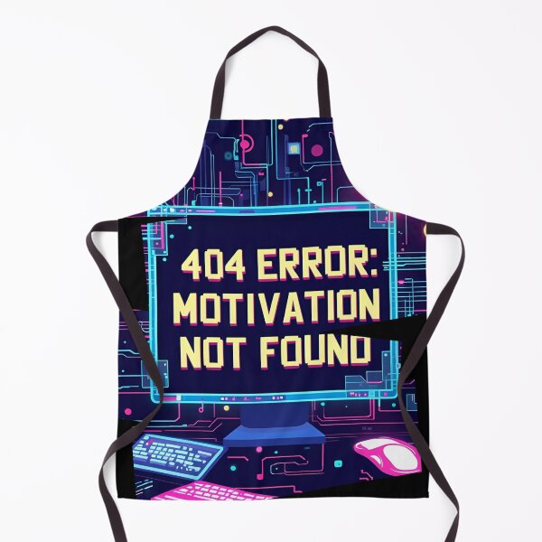 Item preview, 404 Error Motivation Not Found Design Classic error popup with pixelated font 5 designed and sold by Neon G.