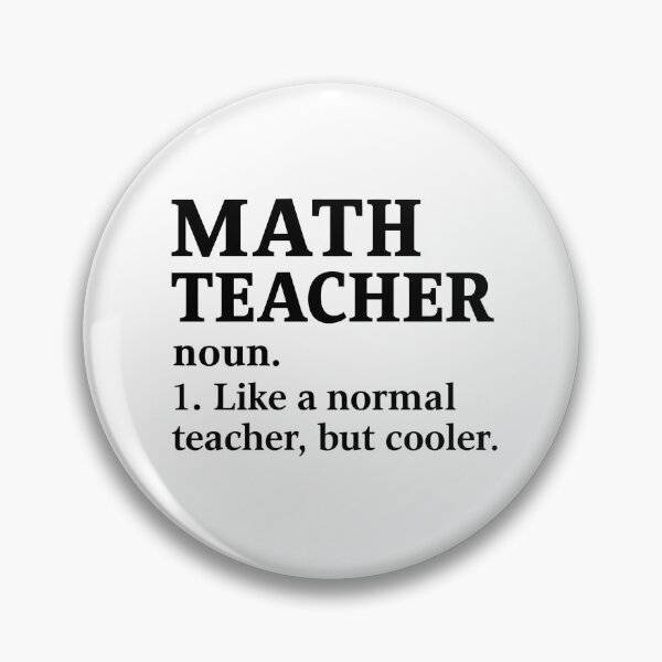 Item preview, Math Teacher  designed and sold by CharmStudio.