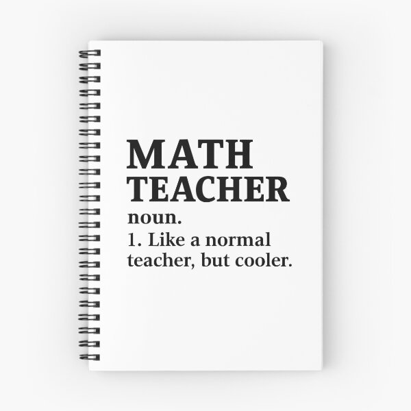 Item preview, Math Teacher  designed and sold by CharmStudio.