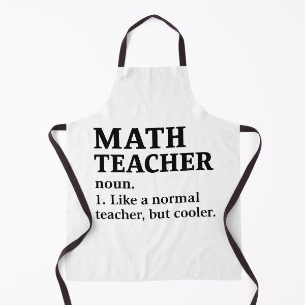 Item preview, Math Teacher  designed and sold by CharmStudio.