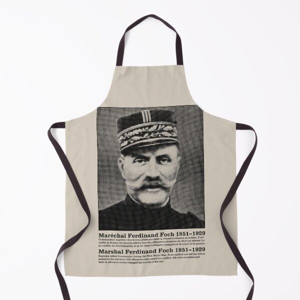 Item preview, Marshal Ferdinand Foch WW1 Allied Commander Infographic designed and sold by MilitaryMart.