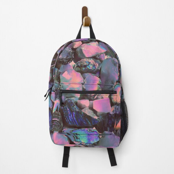 Item preview, Opaline Drift-  Soft iridescent opal stones glow with rainbow light in a dreamy macro geology pattern. designed and sold by dinaaaaaah.