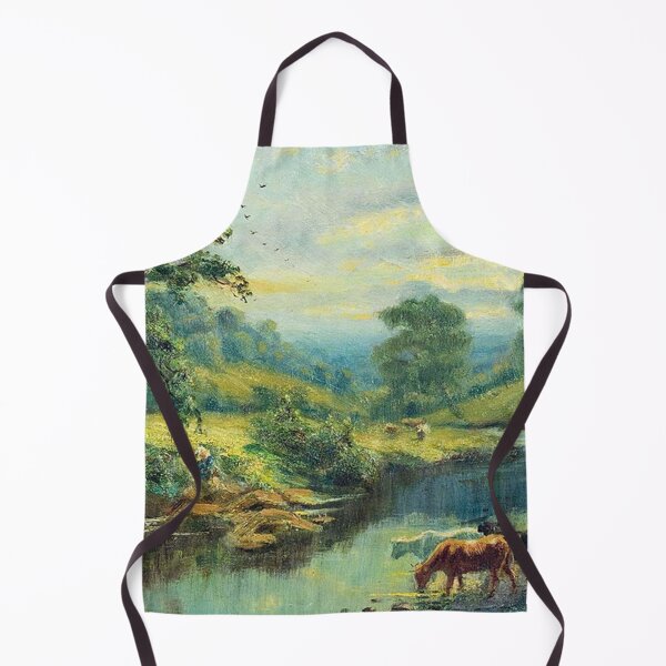 Item preview, Sunset Landscape with Cattle designed and sold by tomorrowsart.