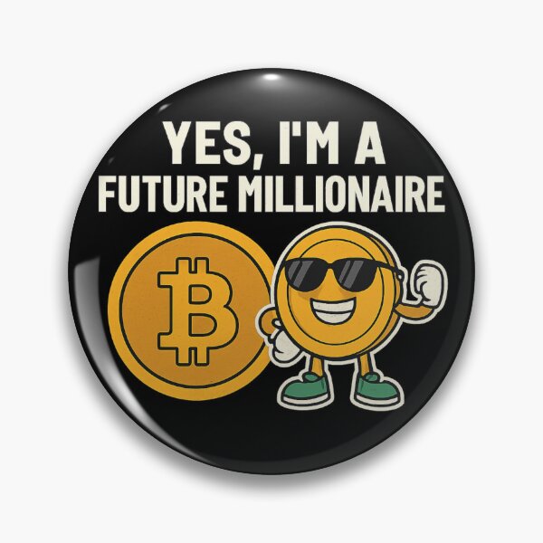 Item preview, Yes, I’m a Future Millionaire – Bitcoin Crypto designed and sold by Prints-by-Olaf.
