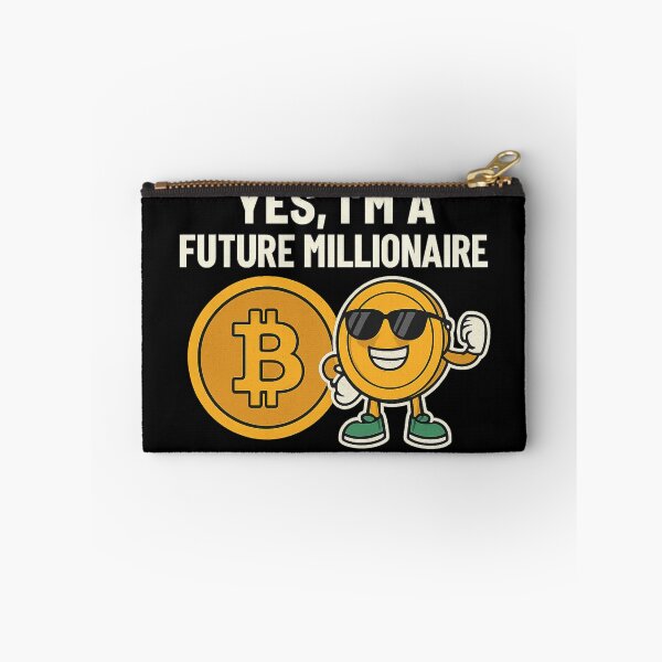 Item preview, Yes, I’m a Future Millionaire – Bitcoin Crypto designed and sold by Prints-by-Olaf.