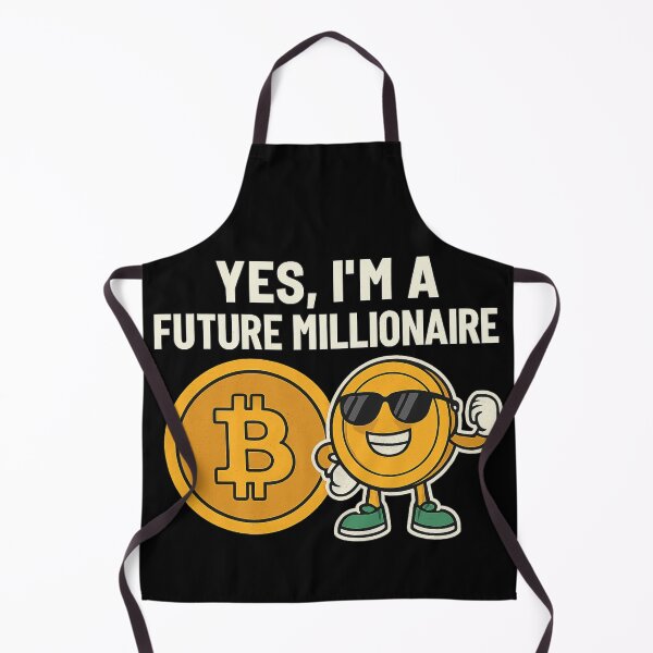 Item preview, Yes, I’m a Future Millionaire – Bitcoin Crypto designed and sold by Prints-by-Olaf.