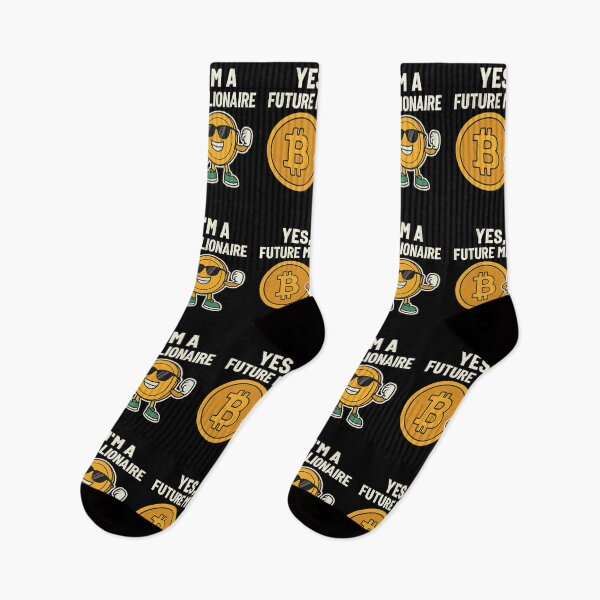 Item preview, Yes, I’m a Future Millionaire – Bitcoin Crypto designed and sold by Prints-by-Olaf.