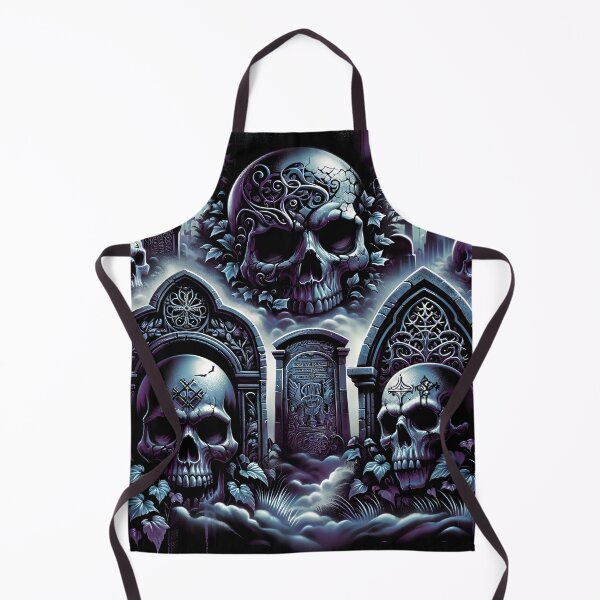 Item preview, Dark Gothic Skull Baroque Macabre Art Print designed and sold by PinUpPizzazz.