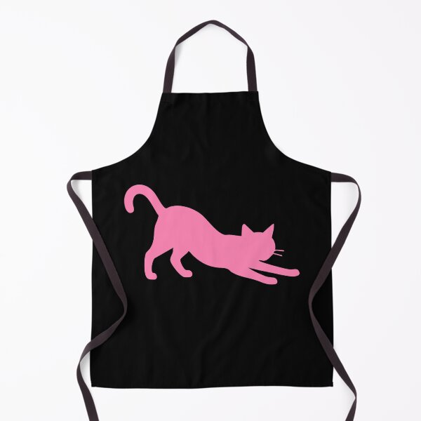 Item preview, Pink Cat Stretching Silhouette designed and sold by Jeallan Designs.