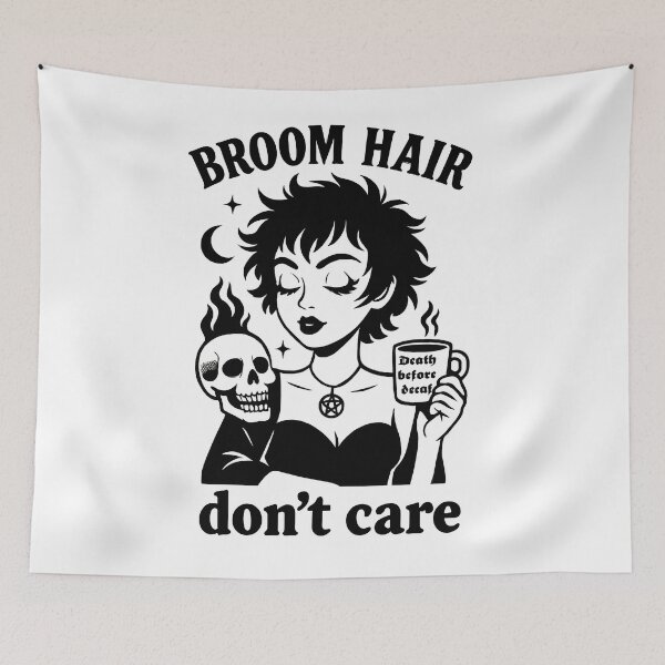 Item preview, Witch Broom hair don't care coffee snob designed and sold by Mikkerz.