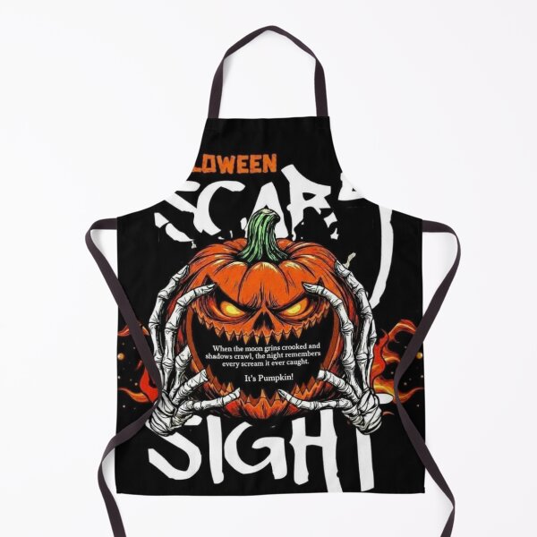Item preview, Pumpkin Grin & Skeleton Hands – Halloween Horror Graphic Tee (Scary Sight) designed and sold by He Art Freequently .