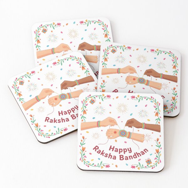 Item preview, Happy Raksha Bandhan Illustration – Brotherly Bonding in Celebration designed and sold by FutureService.