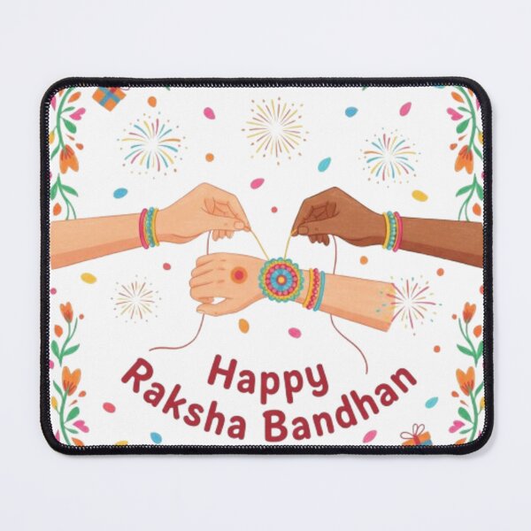 Item preview, Happy Raksha Bandhan Illustration – Brotherly Bonding in Celebration designed and sold by FutureService.